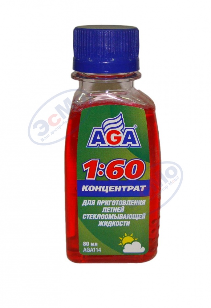 Омыватель стекол летний концентрат AGA114  80 мл