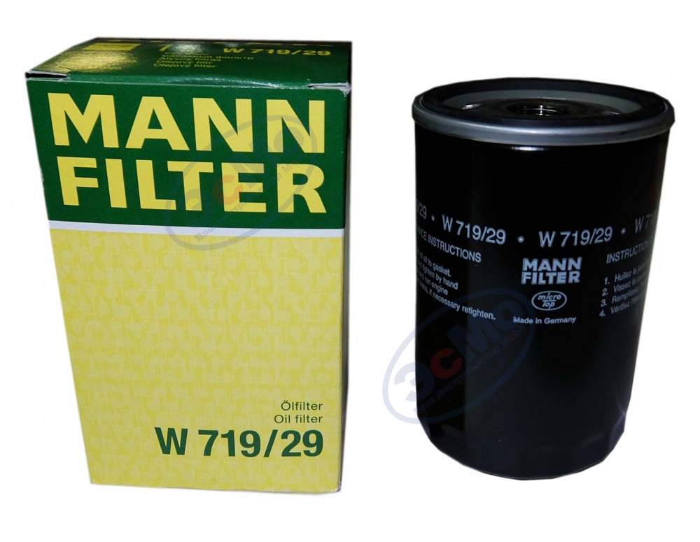 Фильтр масляный (MANN) W 719/29 Opel