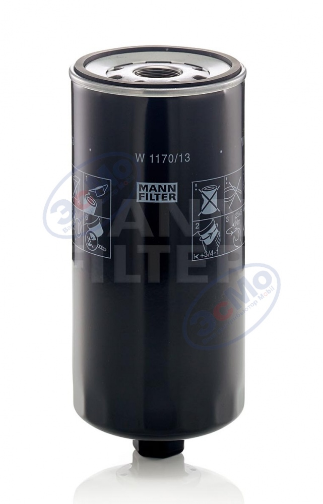 Фильтр масляный (MANN) W 1170/13