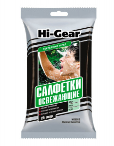 Салфетки освежающие 25 шт (Hi-Gear) HG5583