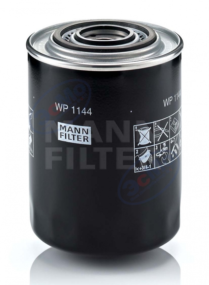 Фильтр масляный (MANN) WP 1144 Citroen, Fiat
