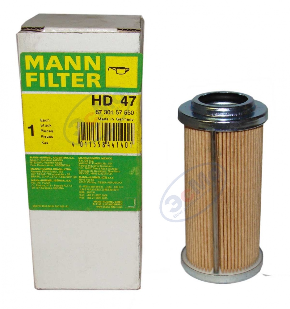 Фильтр масляный (MANN) HD 47