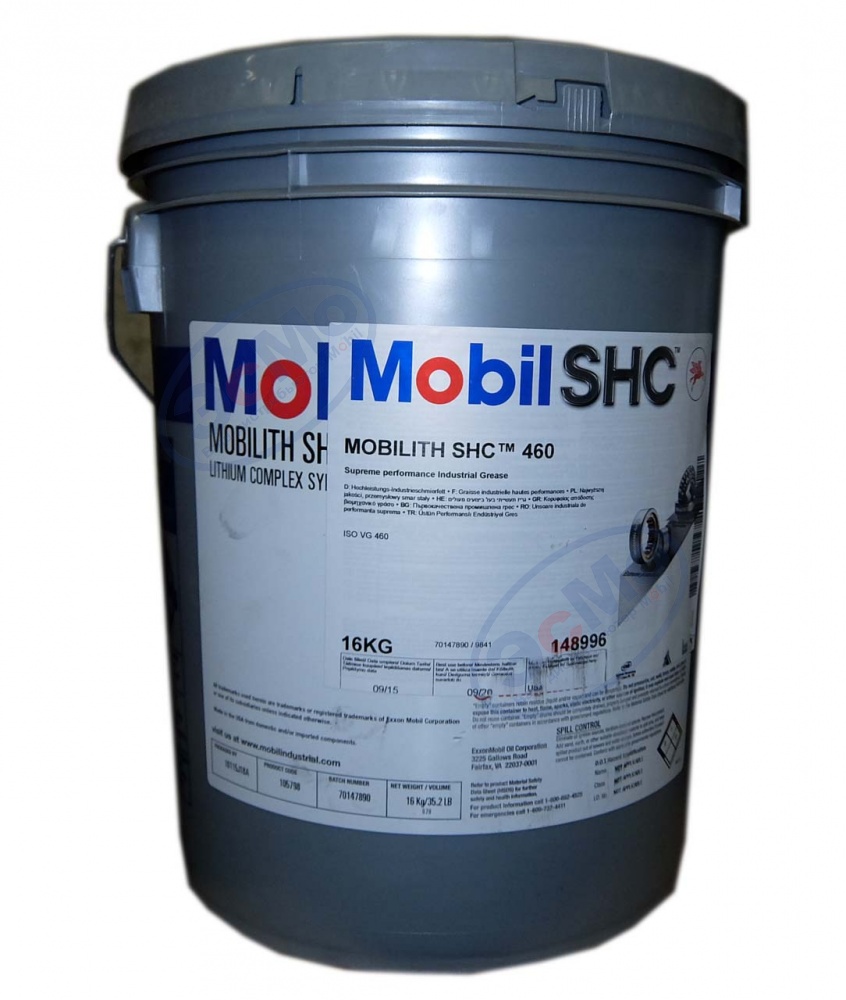 Смазка литиевая Mobilith SHC 460  16 кг (синт)