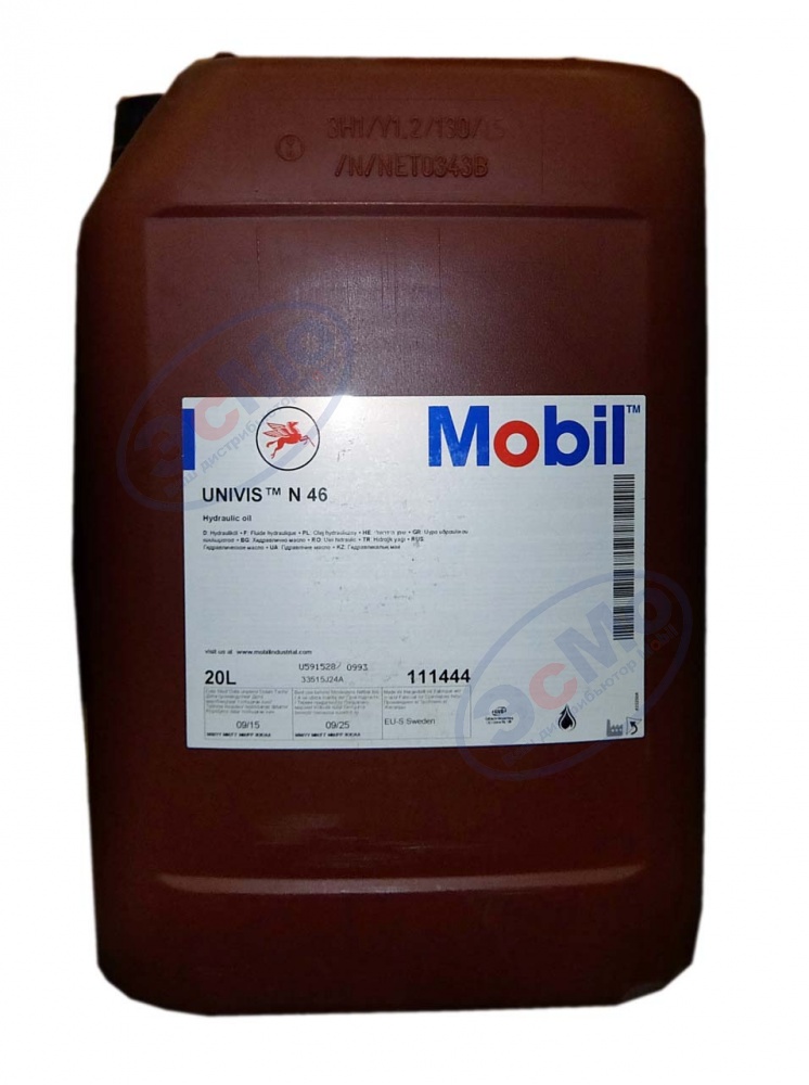 Гидравлическое масло Univis N46  20 л (Mobil)