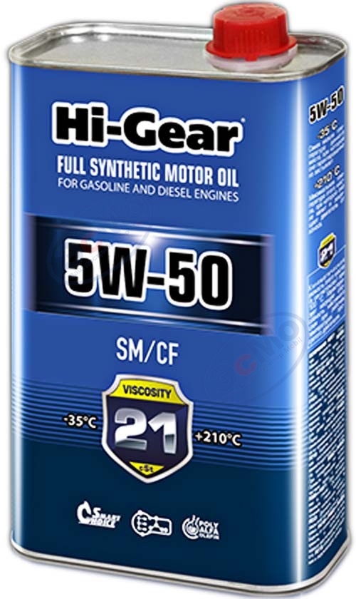 Моторное масло Hi-Gear 5W50  синт 1л