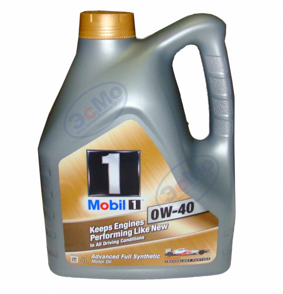 Моторное масло Mobil 1 0W40  4 л